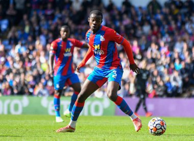 LONDON, ENGLAND - 3 Ekim 2021: Tyrick Kwon Mitchell (Saray 'dan) 2021-22 Premier Lig maçında Selhurst Park' taki Crystal Palace FC ile Leicester CIty FC arasında çekilmiştir. Telif Hakkı: Cosmin Iftode / Picstaff
