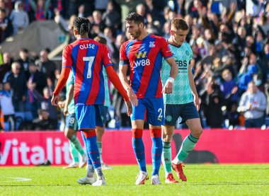 LONDON, ENGLAND - 3 Ekim 2021: Joel Edward Philip Ward (Saray 'dan), Crystal Palace FC ile Leicester CIty FC arasında oynanan 2021-22 Premier Lig maçında çekildi. Telif Hakkı: Cosmin Iftode / Picstaff