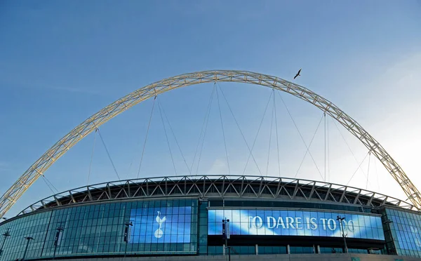 London England Νοεμβριοσ 2016 Στάδιο Wembley Πριν Από Uefa Champions — Φωτογραφία Αρχείου