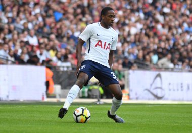 Tottenham 'dan Danny Rose, Tottenham Hotspur ile Juventus Torino arasında oynanan dostluk maçı sırasında Wembley Stadyumu' nda görüntülendi. Telif Hakkı: Cosmin Iftode / Picstaff Telif Hakkı: Cosmin Iftode / Picstaff