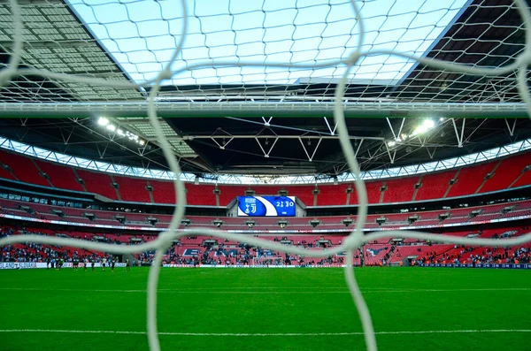 Londres Inglês Agosto 2017 Estádio Wembley Retratado Antes Amistoso Entre — Fotografia de Stock