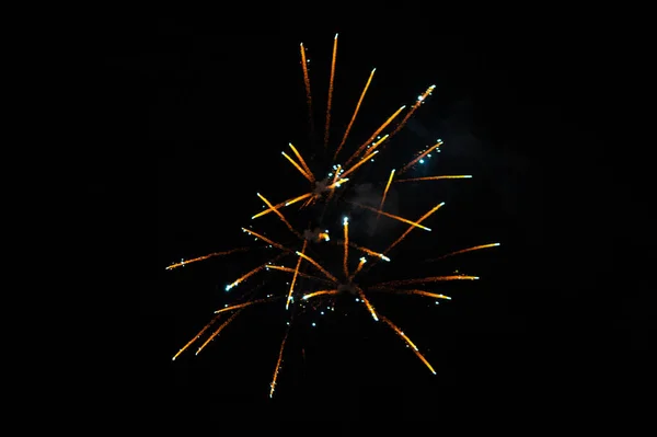 Feuerwerksfest Feuerwerk Beim Sommerfest — Stockfoto