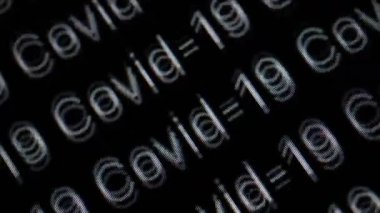 Yakın plan, Covid 19.