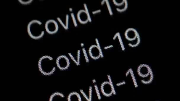 Covid 19パターンの高速スワイプ — ストック動画