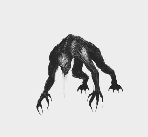 Dark fantasy character concept, zombie 