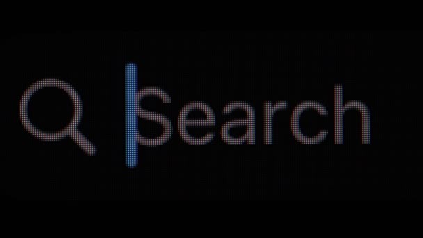 Sars Inscription Search Bar Covid — Stockvideo