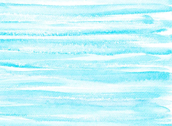 水彩画波青色スプラッシュイラスト背景画像 白色を基調とした抽象的な水彩画手描き テキストのためのスペースと夏 新鮮な アクアとイベントデザインのための使用 — ストック写真