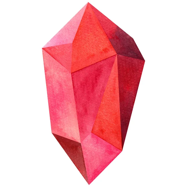Υδατογραφία Ροζ Πορτοκαλί Κόκκινο Καφέ Ρουμπινί Μπορντό Χρώματα Πολύχρωμο Κρύσταλλο — Φωτογραφία Αρχείου