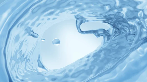 Beautiful Water Swirl Liquid Tunnel Clipping Path Included Rendering — Stockfoto