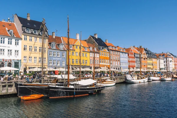 Copenhagen Denmark May 2022 Beautiful View Colorful Facade Traditional Houses — ストック写真