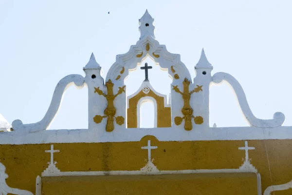 Budynki Izamal Izamal Jest Małym Miastem Meksykańskim Stanie Jukatn Znany — Zdjęcie stockowe