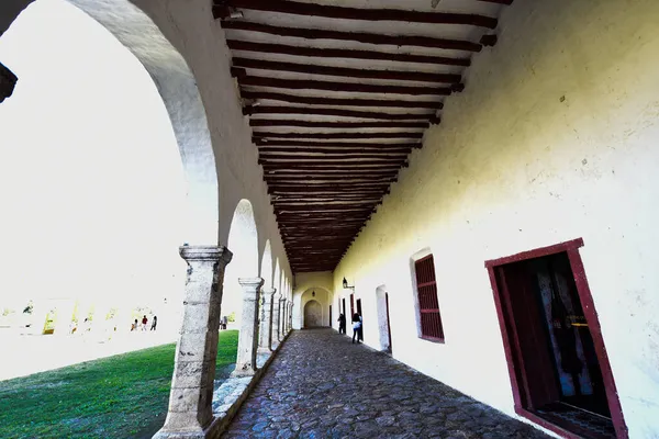 Budovy Izamalu Izamal Malé Město Mexickém Státě Yucatn Známý Yucatn — Stock fotografie