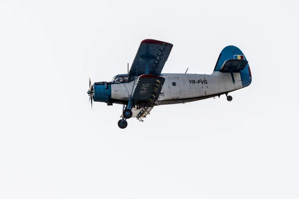 Avião Utilitário Biplano Usado Principalmente Como Avião Utilitário Agricultura Para — Fotografia de Stock