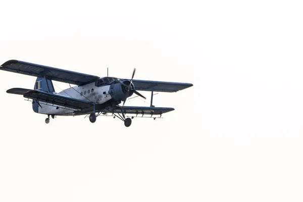 Avião Utilitário Biplano Usado Principalmente Como Avião Utilitário Agricultura Para — Fotografia de Stock