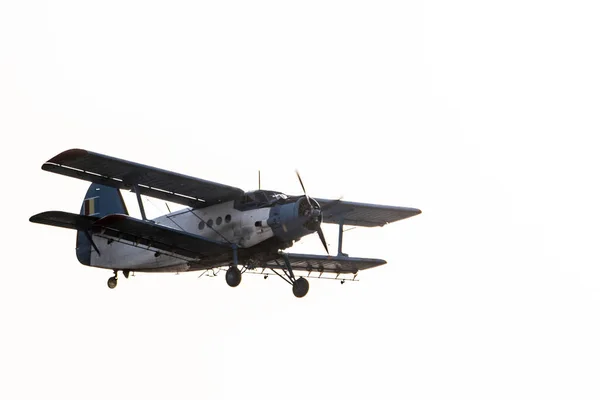 Avião Utilitário Biplano Usado Principalmente Como Avião Utilitário Agricultura Para — Fotografia de Stock