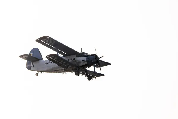 Корисним Літаком Біплан Який Використовується Основному Утилітарний Літак Сільському Господарстві — стокове фото