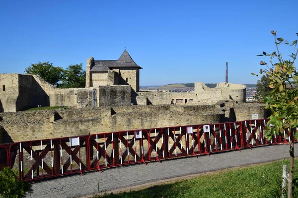 Cidadela Suceava Também Chamada Cidadela Suceava Uma Fortaleza Medieval Cidade — Fotografia de Stock