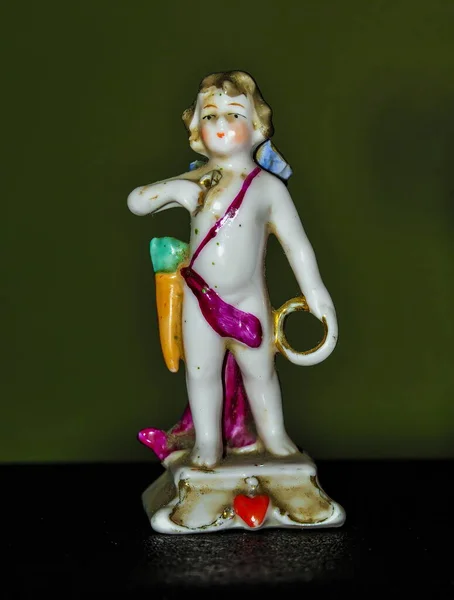 Souvenir Yang Mewakili Patung Porselen Adalah Patung Yang Dimodelkan Dalam — Stok Foto