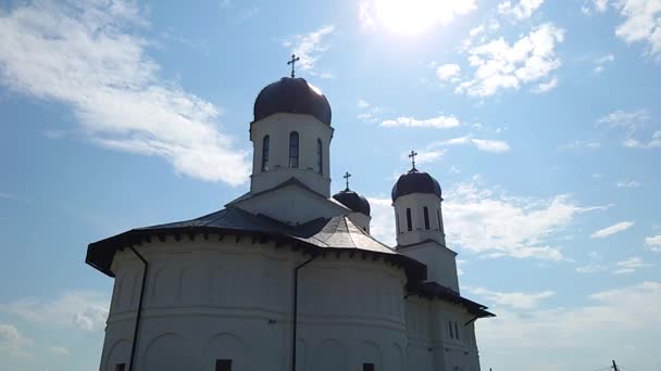 Настенная Церковь Построенная 1936 Году Новачи Является Христианской Церковью Ортодоксального — стоковое видео