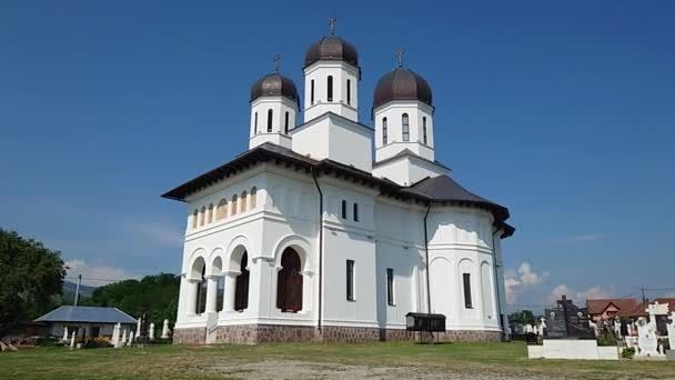 Настенная Церковь Построенная 1936 Году Новачи Является Христианской Церковью Ортодоксального — стоковое видео