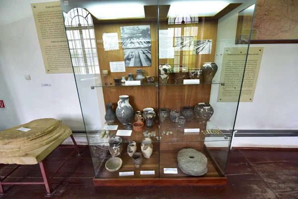 Das Uhrturmmuseum Oder Das Alte Museum Von Sighisoara Ist Das — Stockfoto