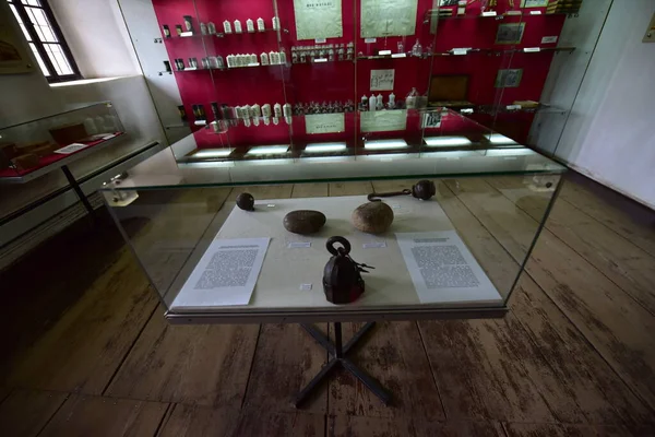 Das Uhrturmmuseum Oder Das Alte Museum Von Sighisoara Ist Das — Stockfoto