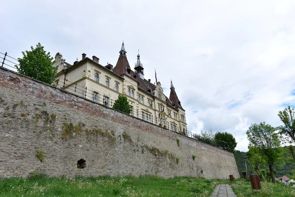 Les Bâtiments Médiévaux Dans Forteresse Sighisoara Sont Des Maisons Séculaires — Photo