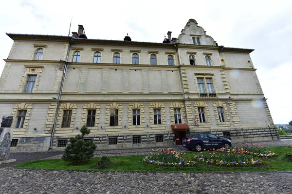 Edifícios Medievais Fortaleza Sighisoara São Casas Seculares Monumentos Históricos Cada — Fotografia de Stock