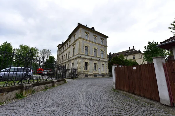 Middeleeuwse Gebouwen Het Fort Van Sighisoara Zijn Seculiere Huizen Historische — Stockfoto