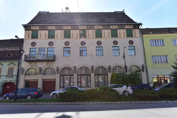 Los Edificios Medievales Fortaleza Sighisoara Son Casas Seculares Monumentos Históricos —  Fotos de Stock