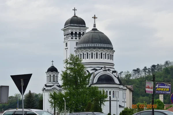 Римська Православна Церква Місце Поклоніння Має Форму Нави Орієнтованої Схід — стокове фото
