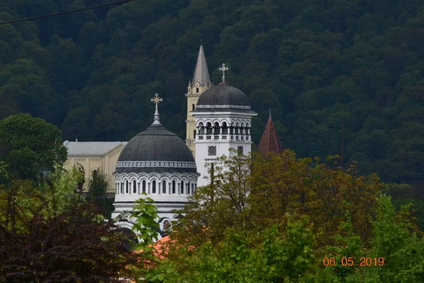 Den Romersk Ortodoxa Kyrkan Gudstjänstplats Har Formen Långhundraorienterad Öst Väst — Stockfoto
