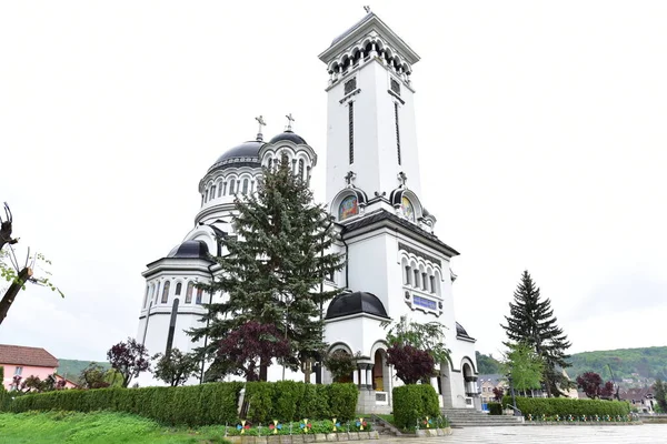 Igreja Ortodoxa Romana Lugar Culto Tem Forma Uma Nave Orientada — Fotografia de Stock