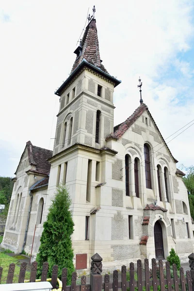 Chiesa Cattolica Nella Cittadella Sighisoara Costruita Uno Stile Eclettico Ispirato — Foto Stock