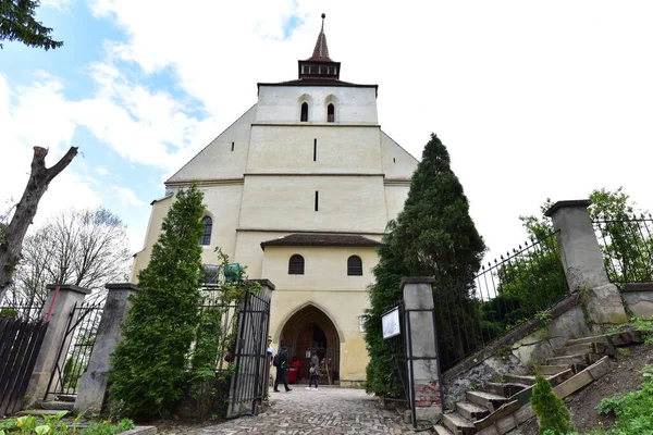 Catholic Church Citadel Sighisoara Built Eclectic Style Inspired Italian Architecture — Stock Photo, Image