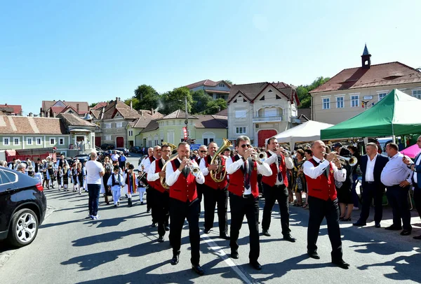 Hermannstadt bandosu rüzgar ve perküsyon müzisyenlerinden oluşuyordu. Siyah pantolon, kırmızı ceket ve beyaz gömleklerden oluşan üniformalar giyiyorlardı.