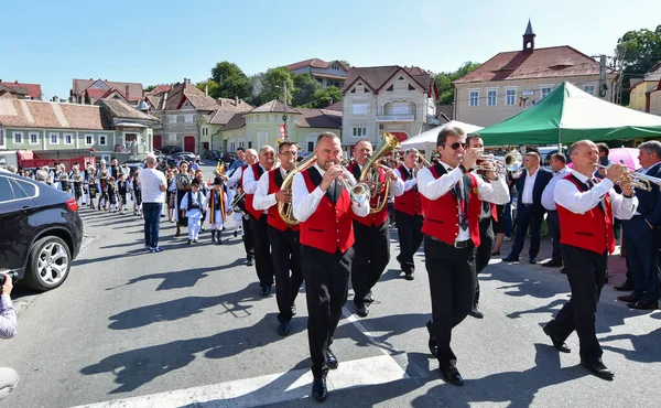 Hermannstadt bandosu rüzgar ve perküsyon müzisyenlerinden oluşuyordu. Siyah pantolon, kırmızı ceket ve beyaz gömleklerden oluşan üniformalar giyiyorlardı.
