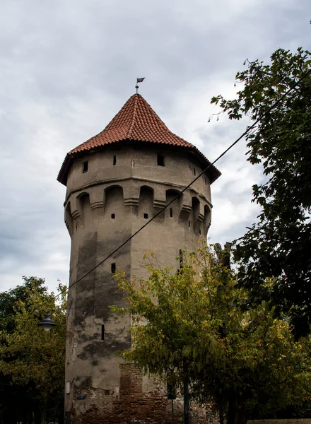 Torre Del Falegname Sibiu Una Torre Costruita Nel Xiv Secolo — Foto Stock