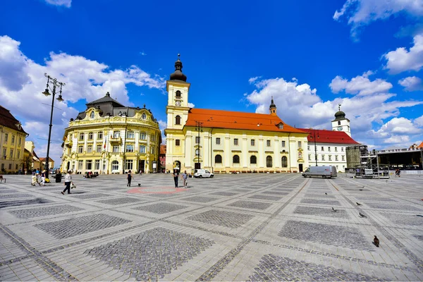 Sibiu (hermannstadt) Large Market Stock Photo, Picture and Royalty