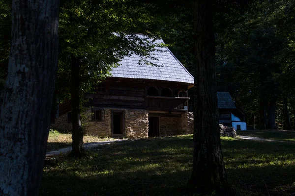 Huis Traditionele Roemeense Stijl Wordt Gekenmerkt Door Eenvoud Bescheidenheid Nut — Stockfoto