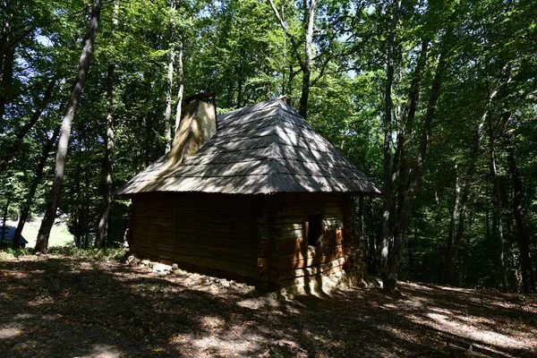 Haus Traditionellen Rumänischen Stil Zeichnet Sich Durch Einfachheit Und Bescheidenheit — Stockfoto