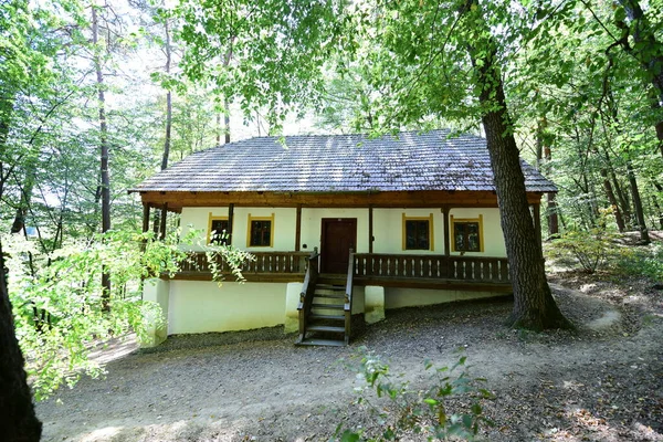 Haus Traditionellen Rumänischen Stil Zeichnet Sich Durch Einfachheit Und Bescheidenheit — Stockfoto