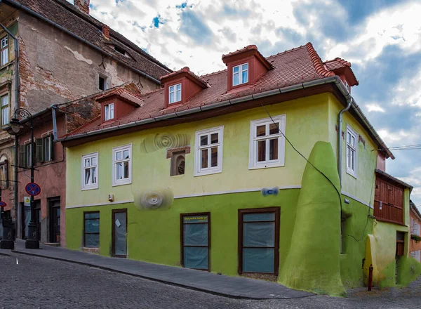 Historické Centrum Sibiu Centrální Část Města Soustředěné Kolem Tří Trhu — Stock fotografie