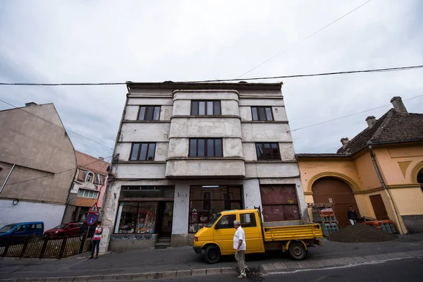 Historiska Centrum Sibiu Centralt Område Staden Koncentrerat Kring Tre Marknader — Stockfoto
