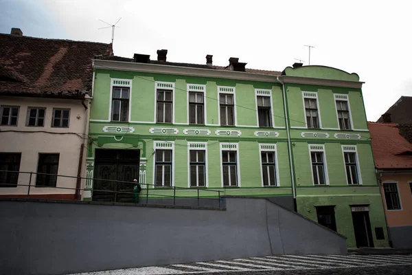Historischen Zentrum Von Sibiu Ist Zentraler Bereich Der Stadt Konzentriert — Stockfoto