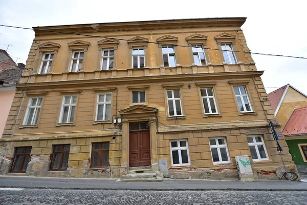 Centre Historique Sibiu Est Zone Centrale Ville Concentrée Autour Trois — Photo