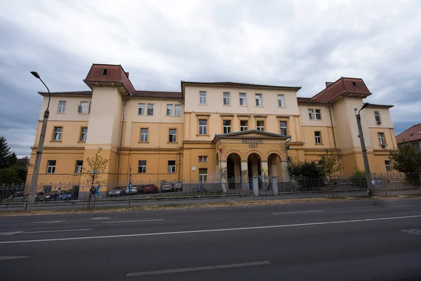 Historyczne Centrum Sibiu Jest Centralną Częścią Miasta Skupioną Wokół Trzech — Zdjęcie stockowe
