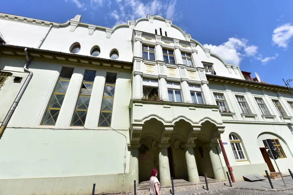 Historiska Centrum Sibiu Centralt Område Staden Koncentrerat Kring Tre Marknader — Stockfoto