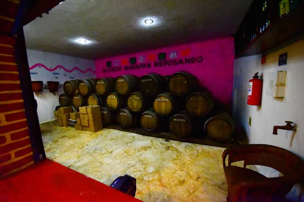 Tequila Distilleerderij Waar Tequila Een Traditionele Mexicaanse Alcoholische Drank Gemaakt — Stockfoto