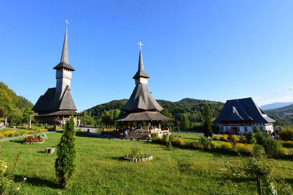 Het Orthodoxe Klooster Uit Brsana Een Kloostercomplex Dat Gastheer Natuurlijke — Stockfoto
